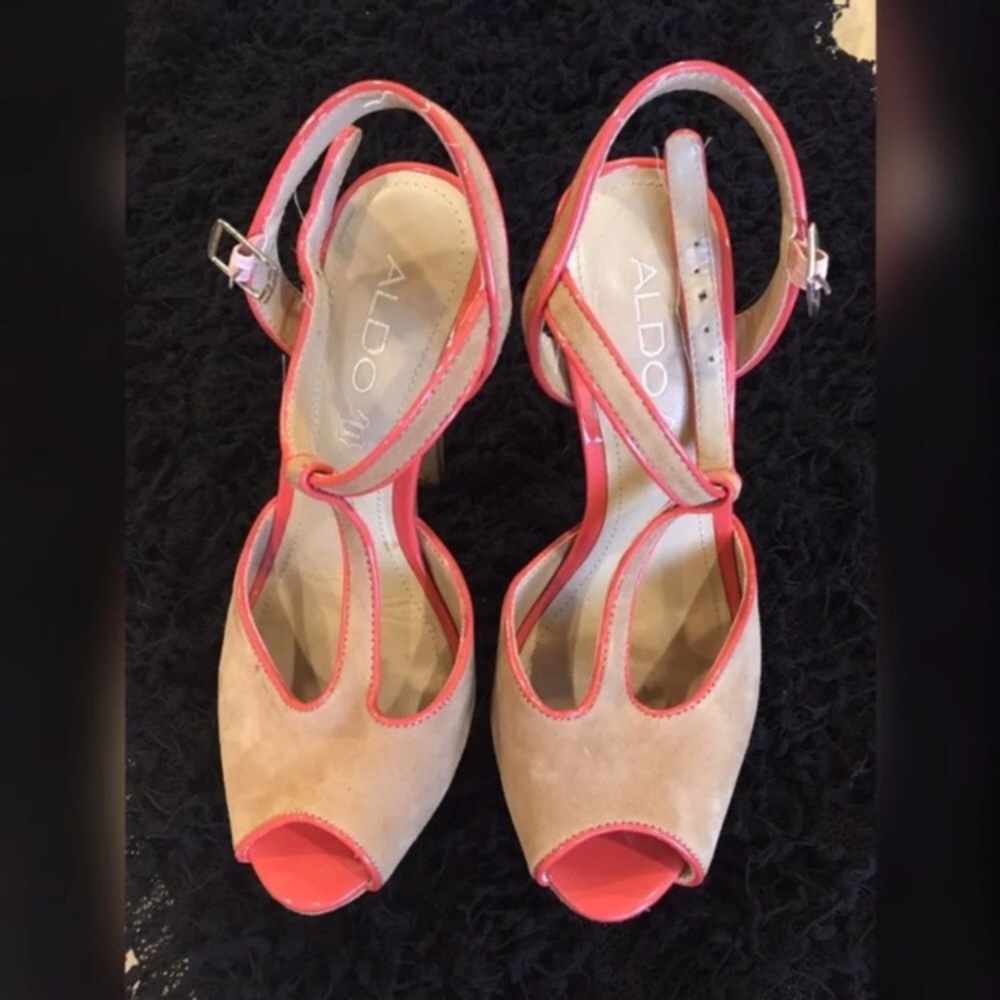 👠Aldo - Platform Peep Toe Heels👠